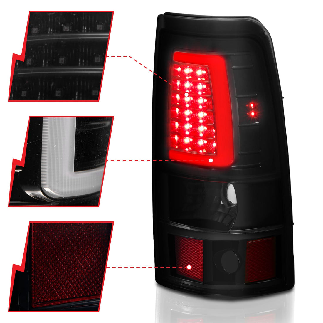 ANZO USA Electrical Lighting and Body ANZO USA 311334 Tail Light Set