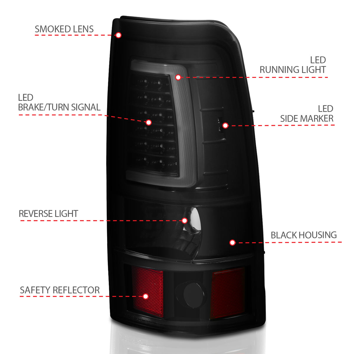 ANZO USA 311334 - Tail Light Set
