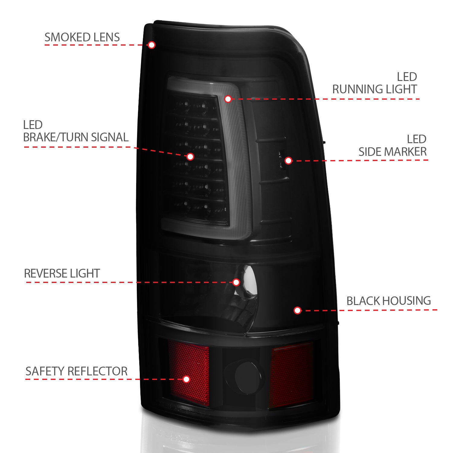 ANZO USA 311334 - Tail Light Set