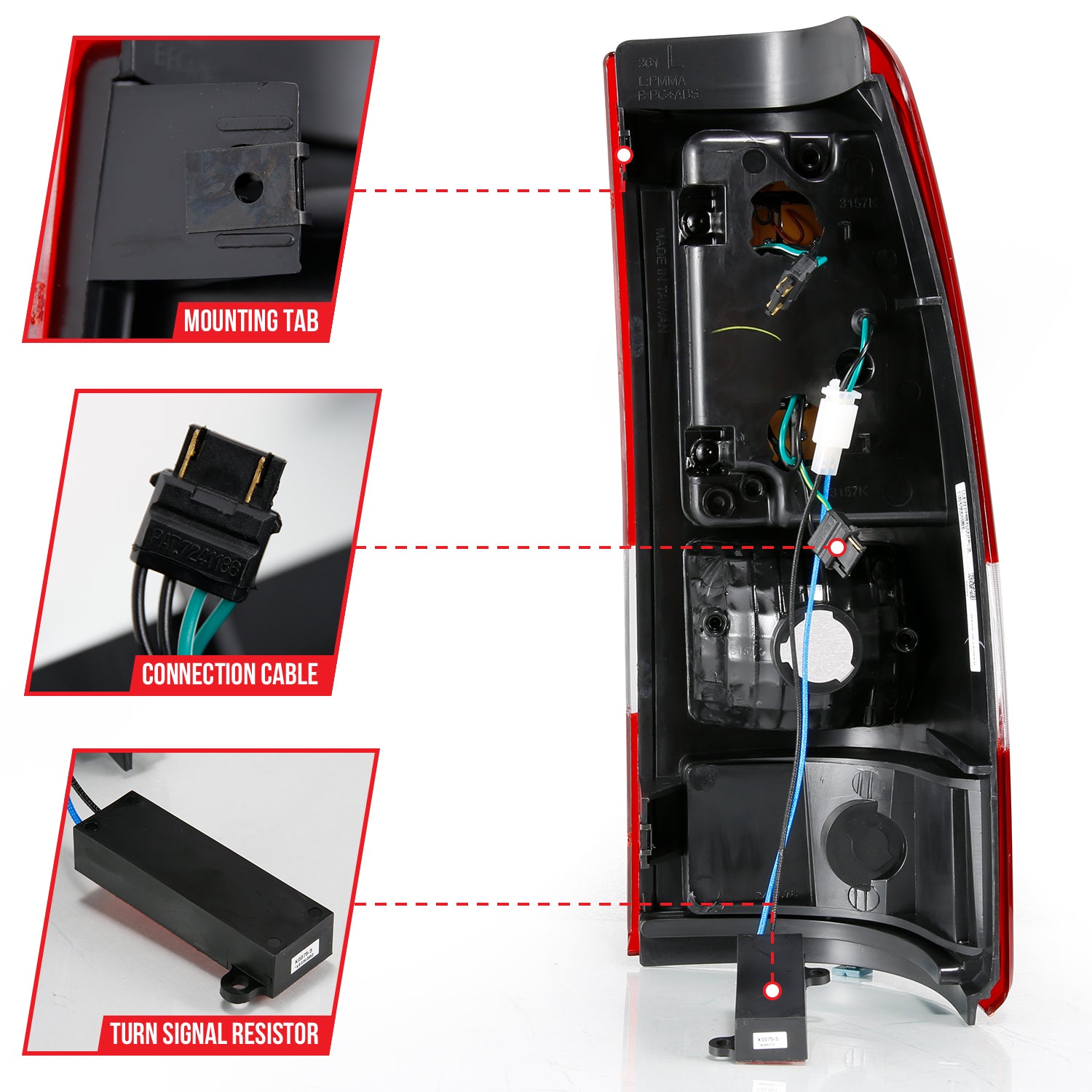 ANZO USA 311335 - Tail Light Set