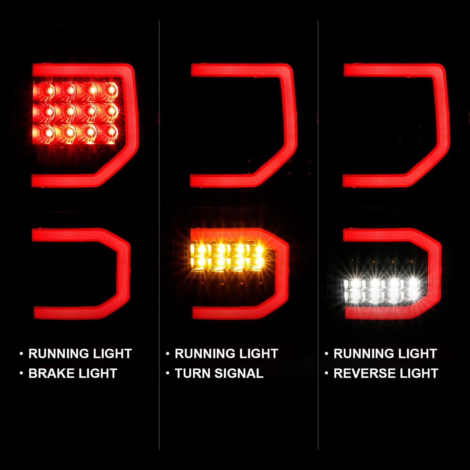 ANZO USA Electrical Lighting and Body ANZO USA 311336 Tail Light Set