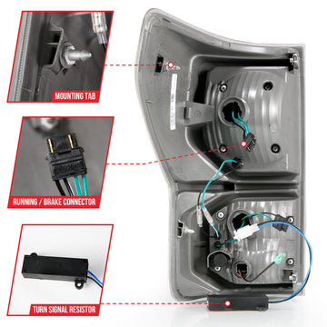 ANZO USA Electrical Lighting and Body ANZO USA 311336 Tail Light Set