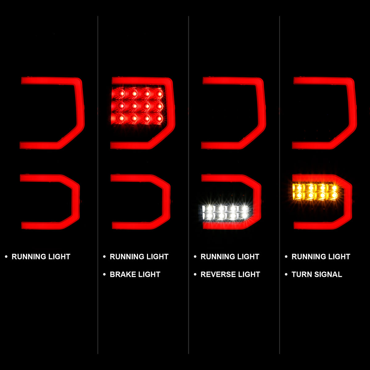 ANZO USA 311337 - Tail Light Set