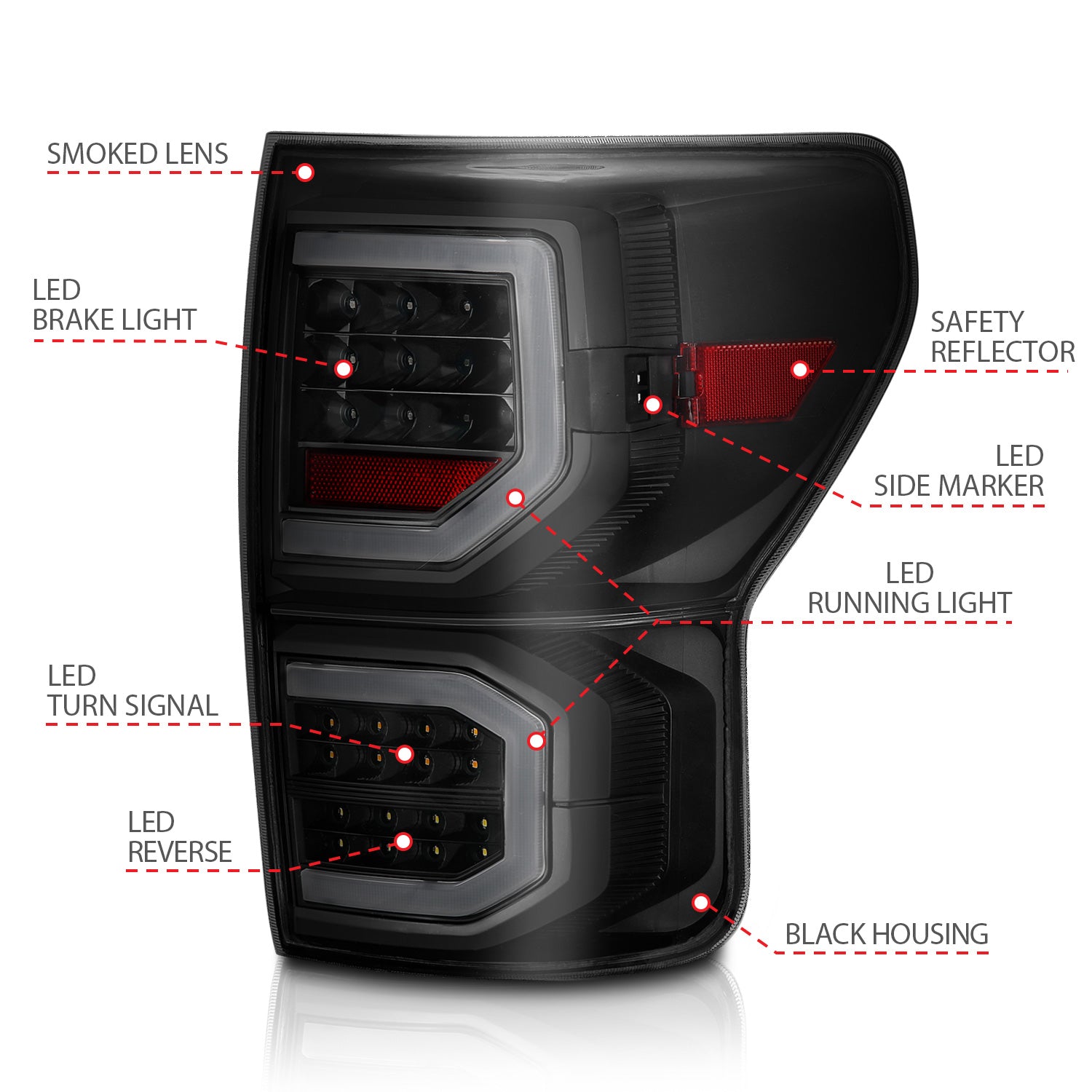 ANZO USA 311337 - Tail Light Set