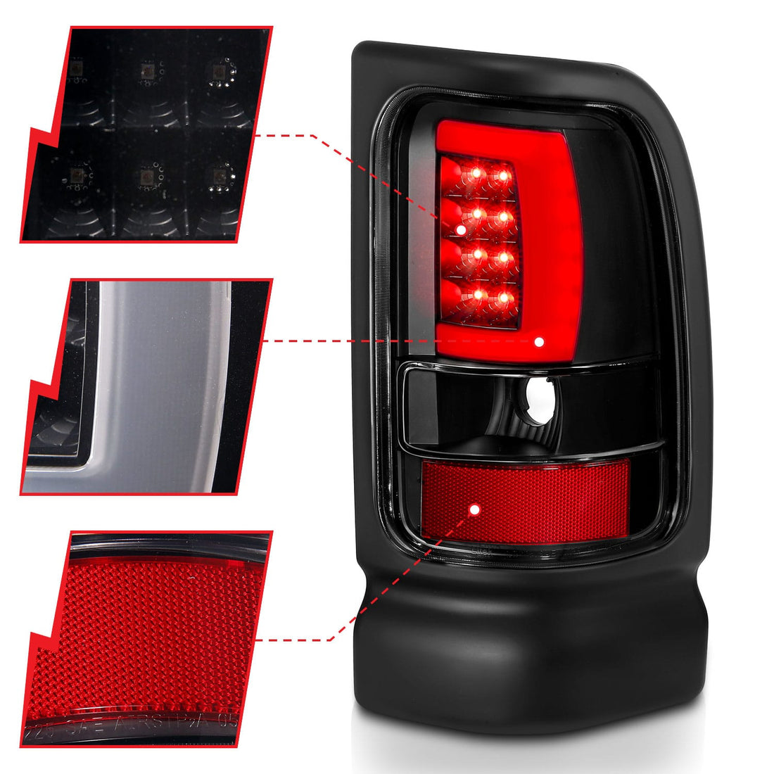 ANZO USA Electrical Lighting and Body ANZO USA 311339 Tail Light Set
