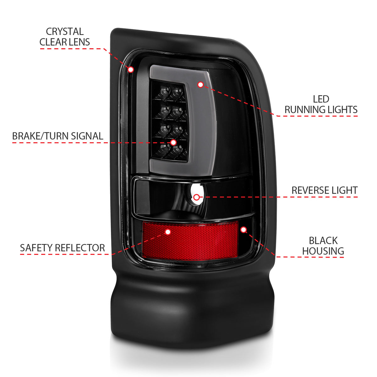 ANZO USA 311339 - Tail Light Set