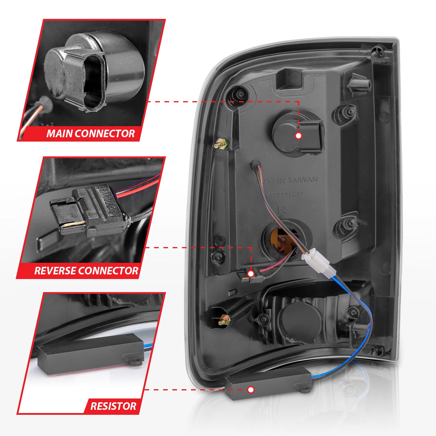 ANZO USA 311342 - Tail Light Set