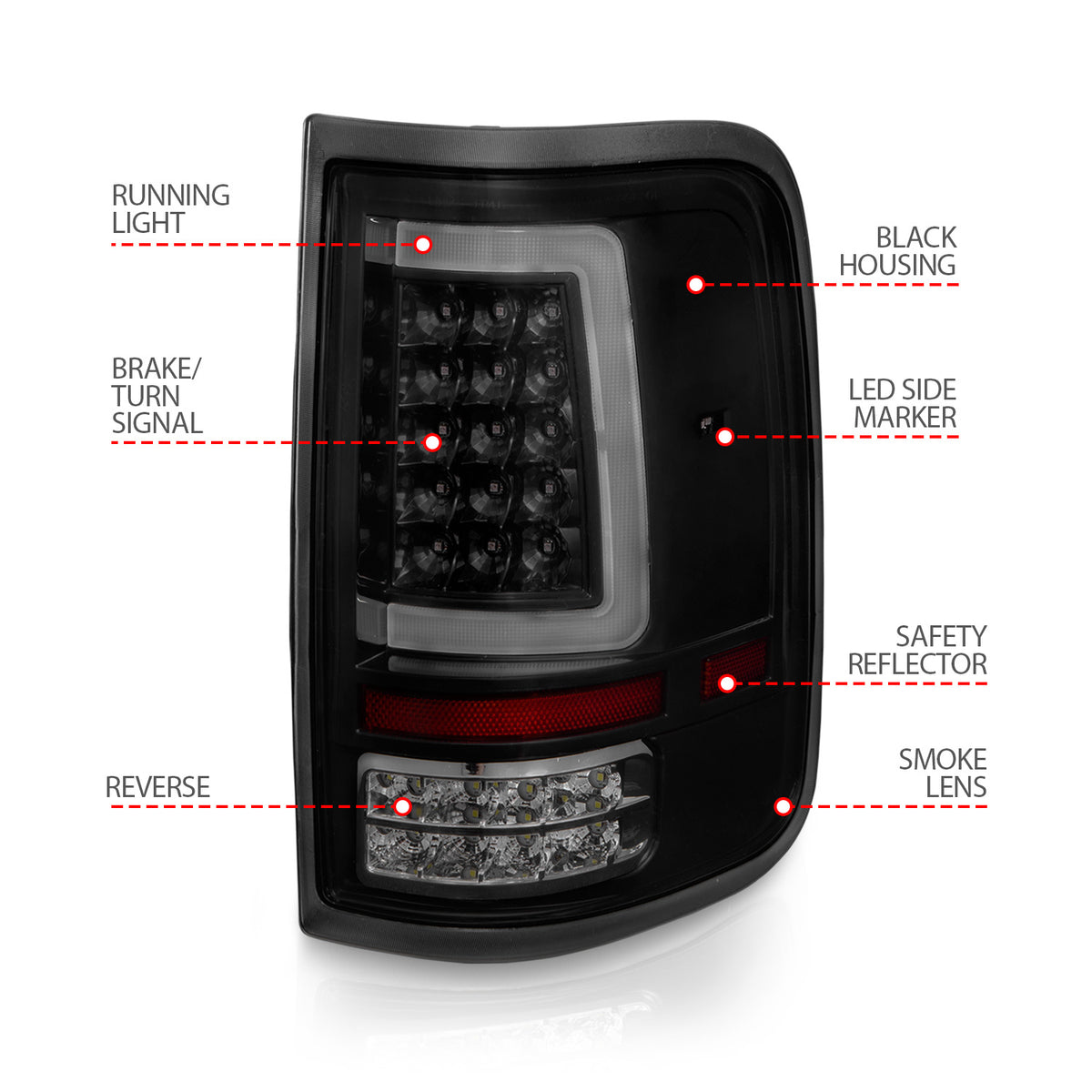 ANZO USA 311343 - Tail Light Set