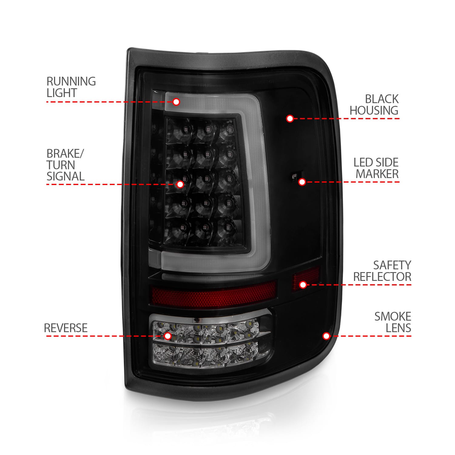 ANZO USA ANZO USA 311343 Tail Light Set