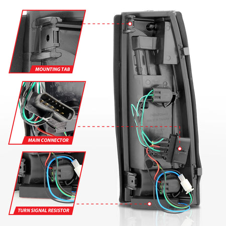ANZO USA 311344 - Tail Light Set