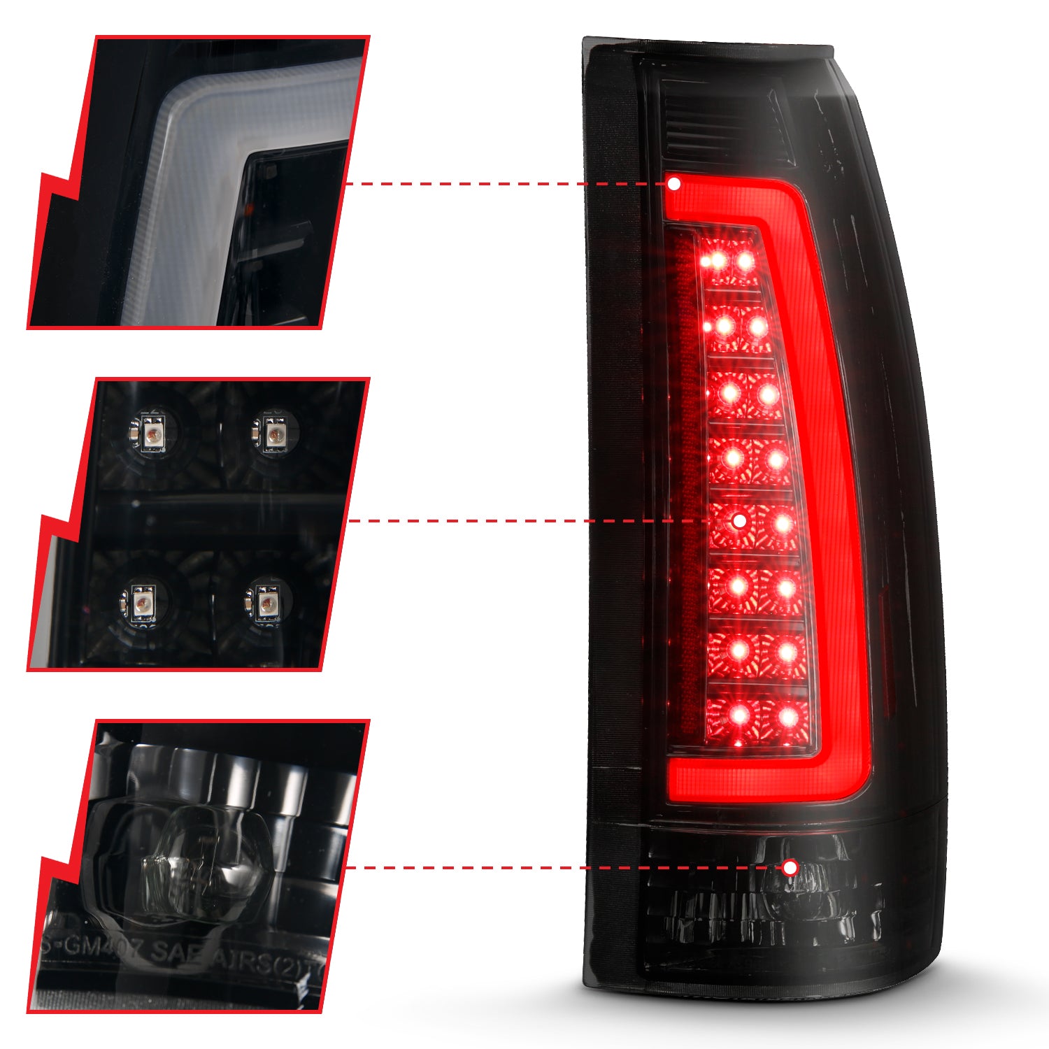 ANZO USA 311345 - Tail Light Set