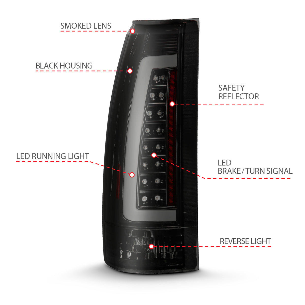 ANZO USA 311345 - Tail Light Set