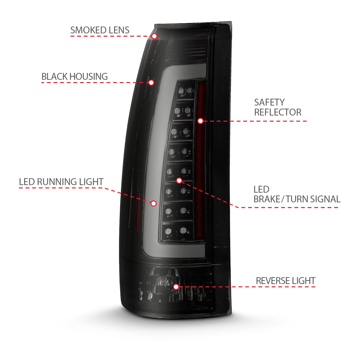 ANZO USA 311345 - Tail Light Set