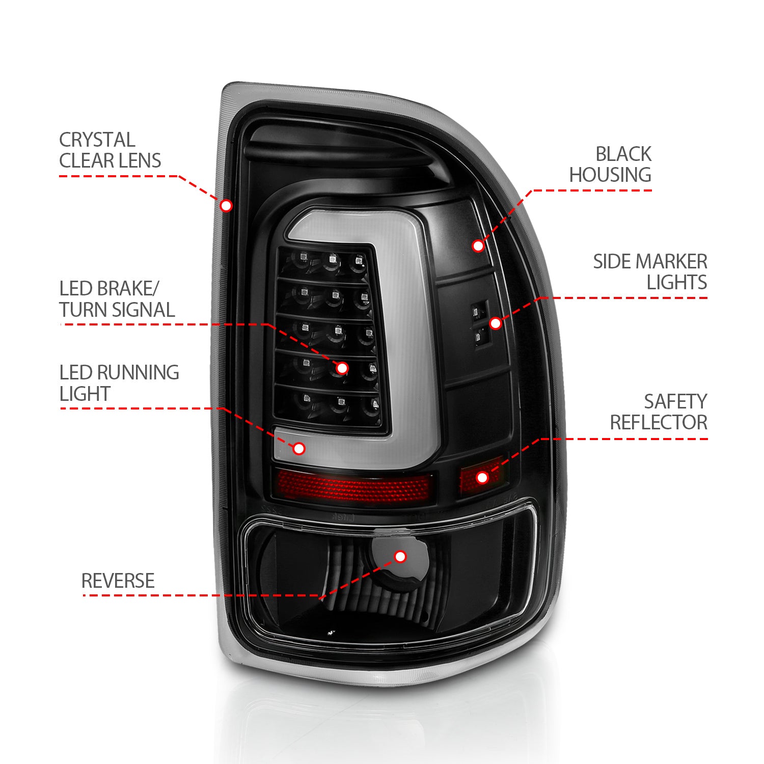 ANZO USA 311347 - Tail Light Set