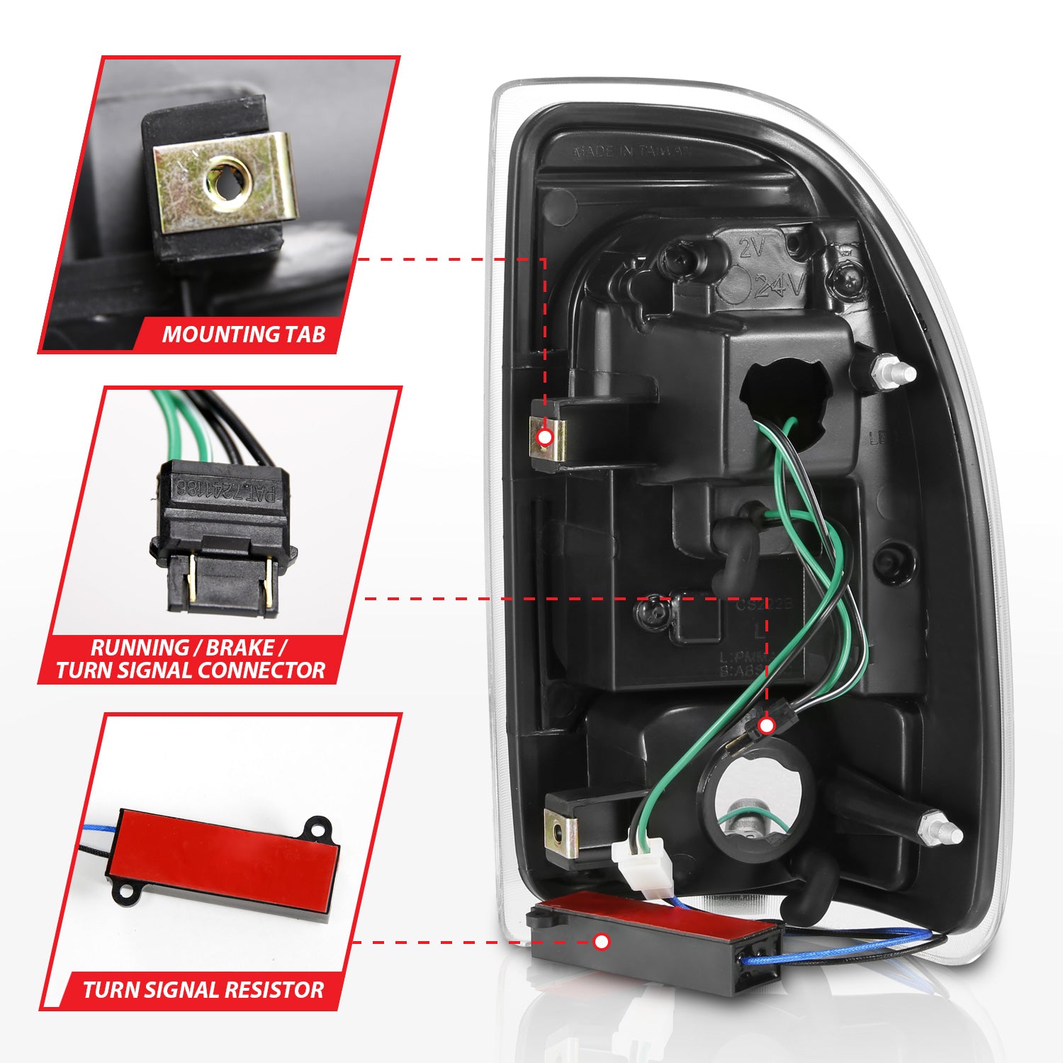 ANZO USA 311347 - Tail Light Set