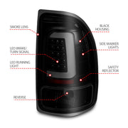 ANZO USA Electrical Lighting and Body ANZO USA 311348 Tail Light Set