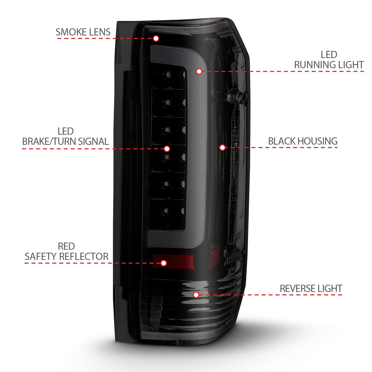 ANZO USA 311351 - Tail Light Set