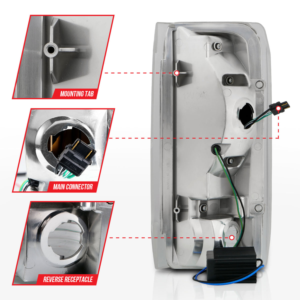 ANZO USA 311352 - Tail Light Set