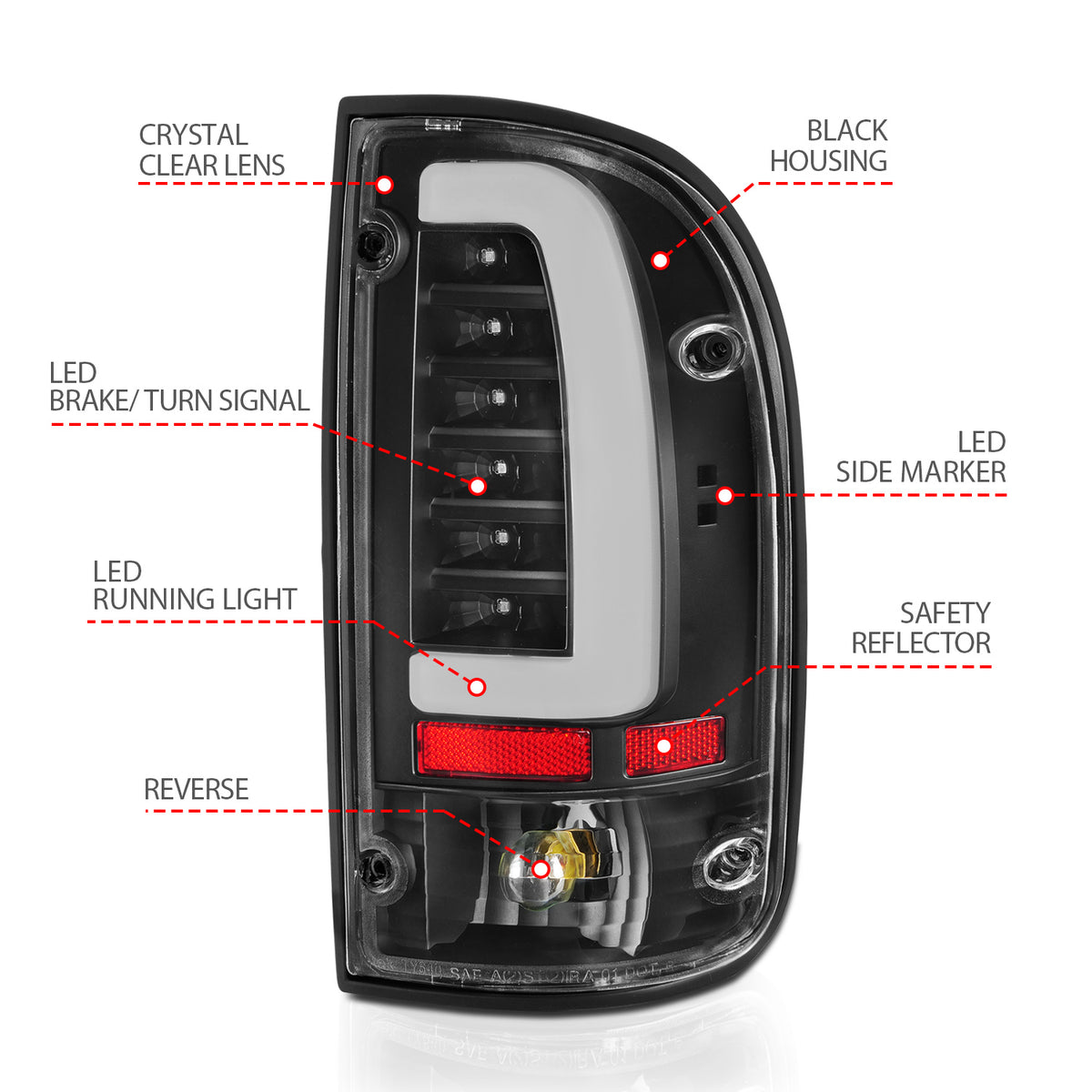 ANZO USA 311353 - Tail Light Set
