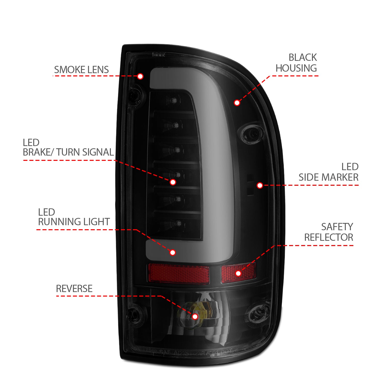 ANZO USA 311354 - Tail Light Set
