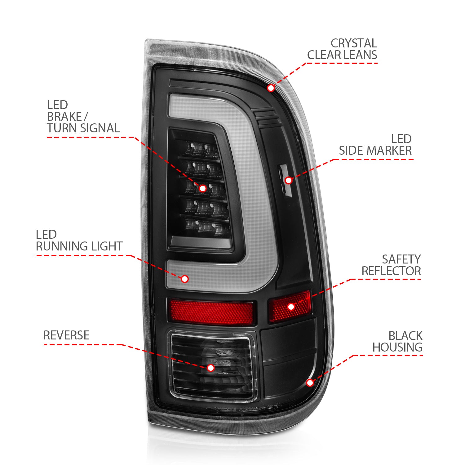 ANZO USA 311356 - Tail Light Set