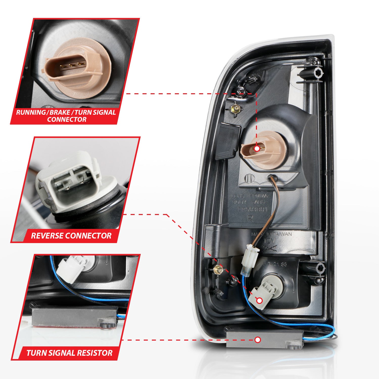 ANZO USA 311356 - Tail Light Set