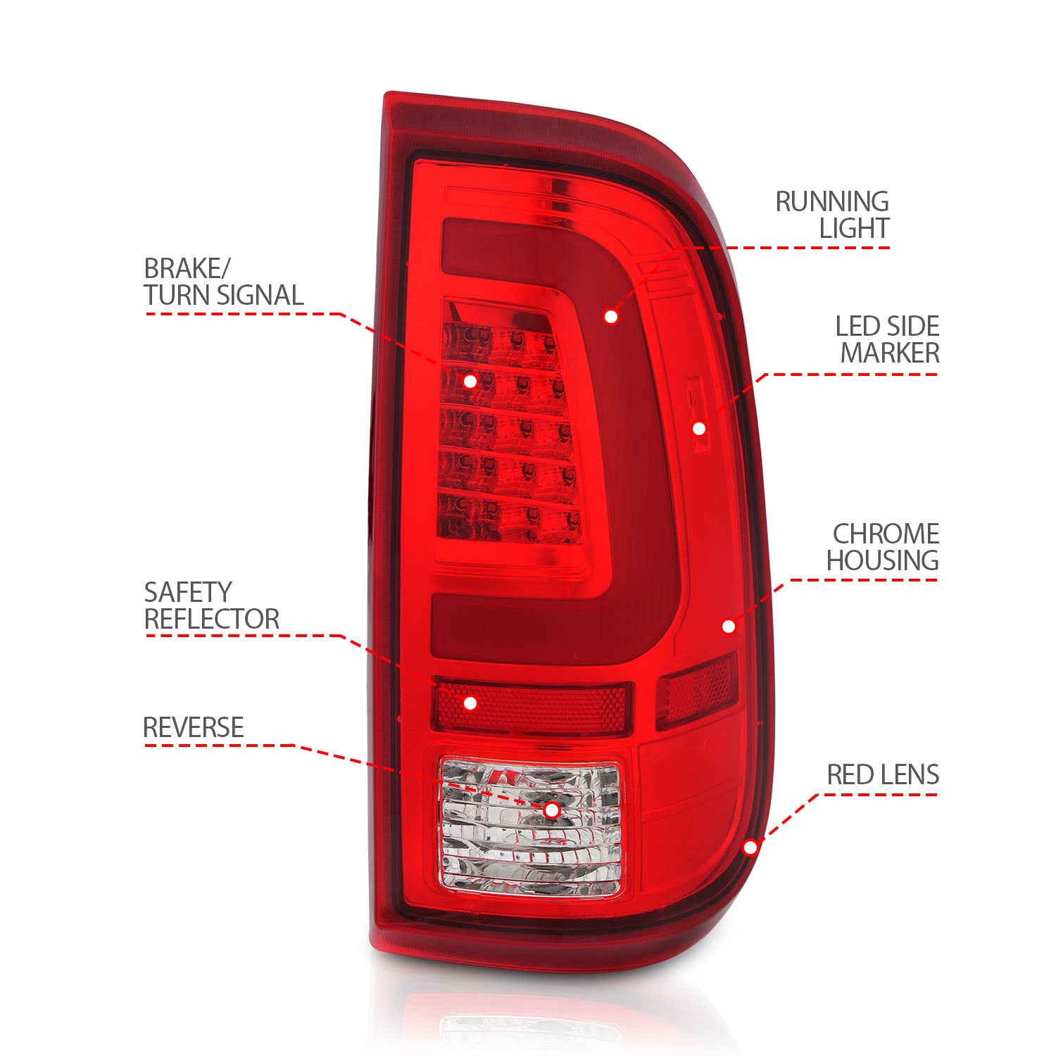 ANZO USA 311358 - Tail Light Set