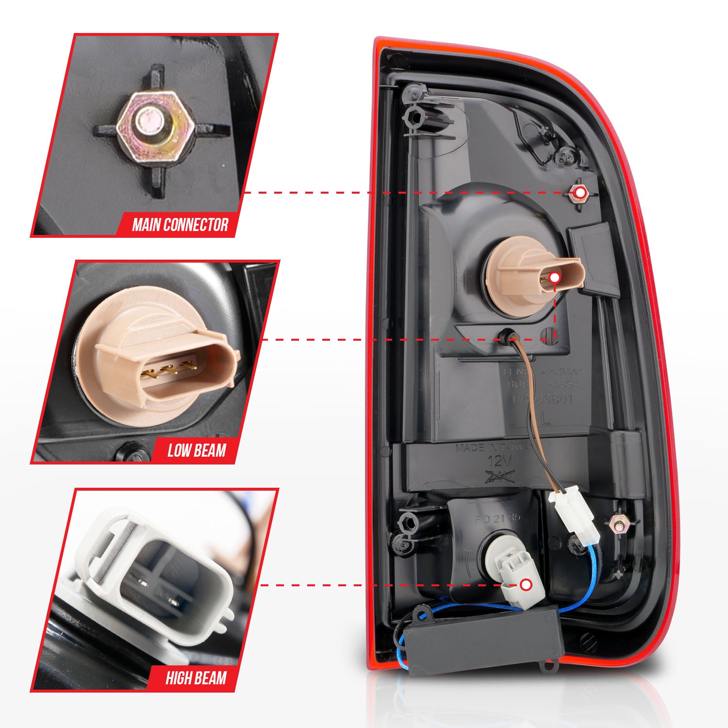 ANZO USA 311358 - Tail Light Set