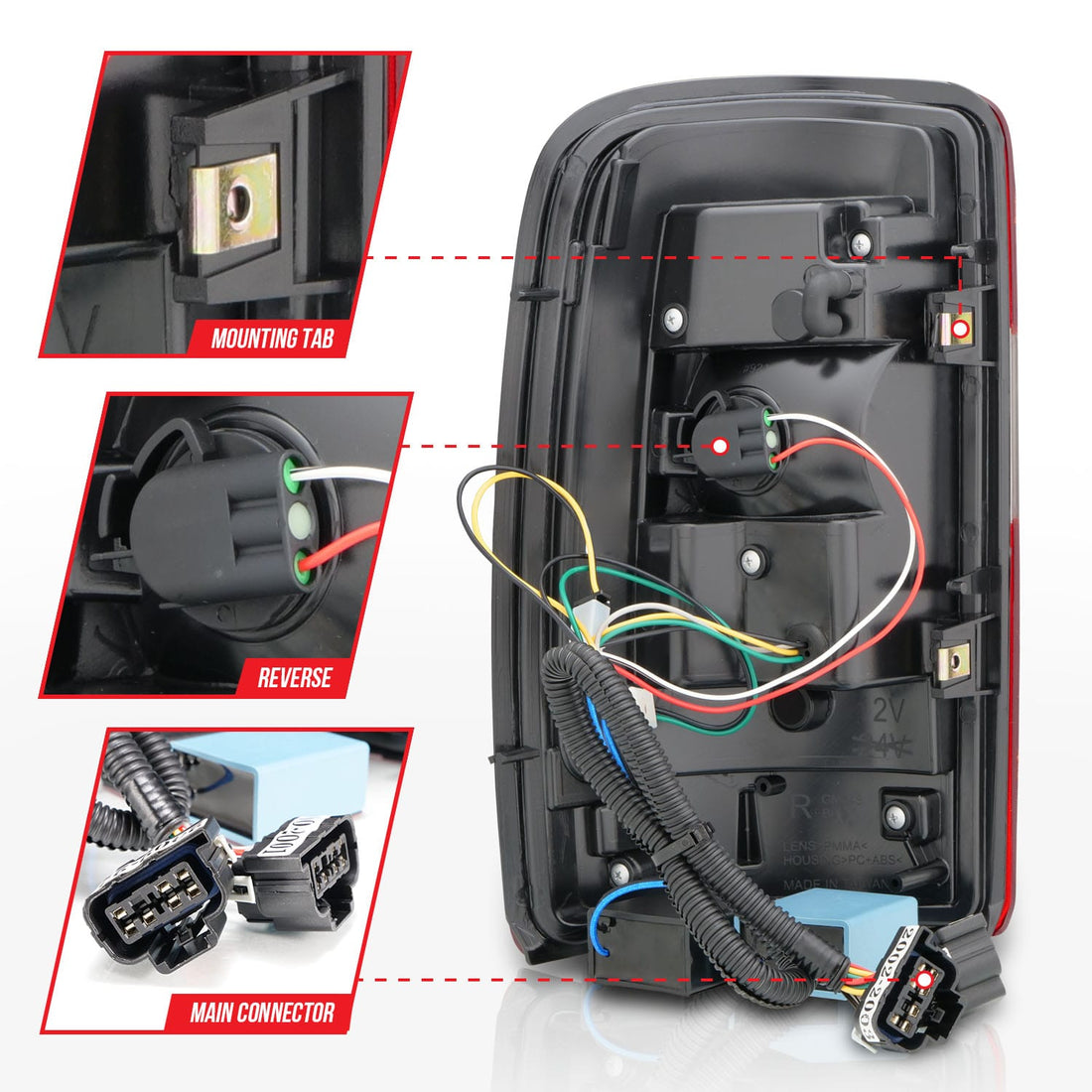 ANZO USA ANZO USA 311362 Tail Light Set