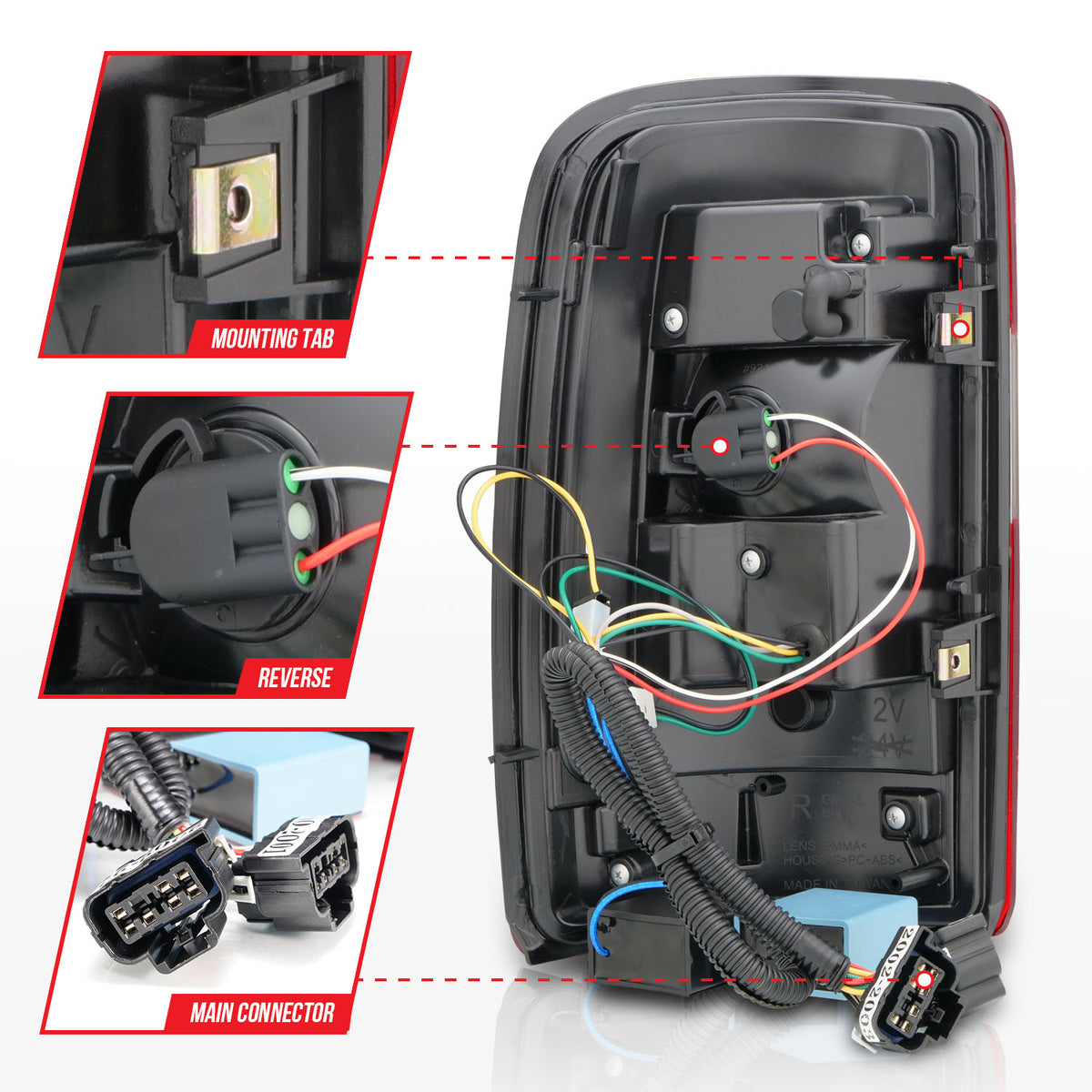ANZO USA 311364 - Tail Light Set
