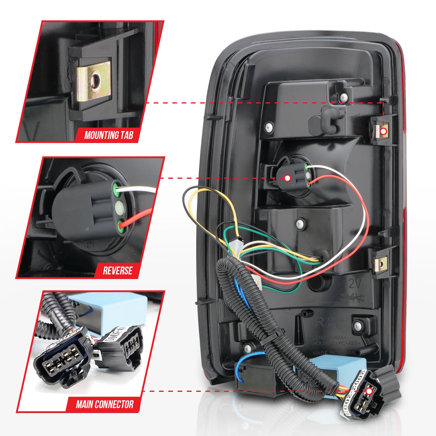 ANZO USA 311364 - Tail Light Set
