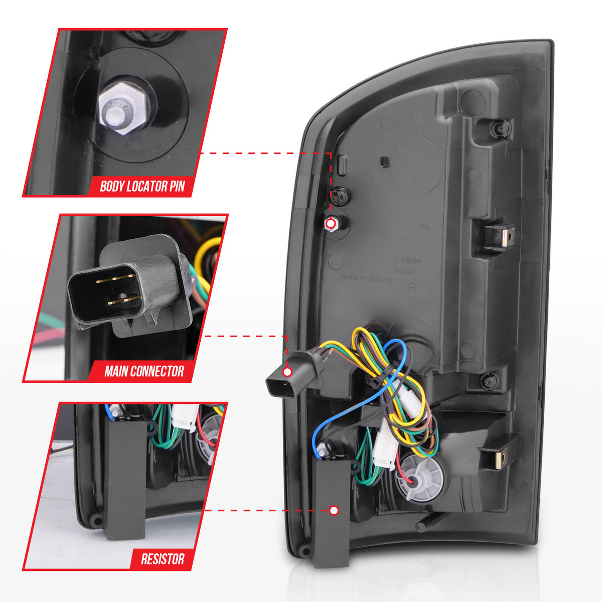 ANZO USA 311370 - Tail Light Set