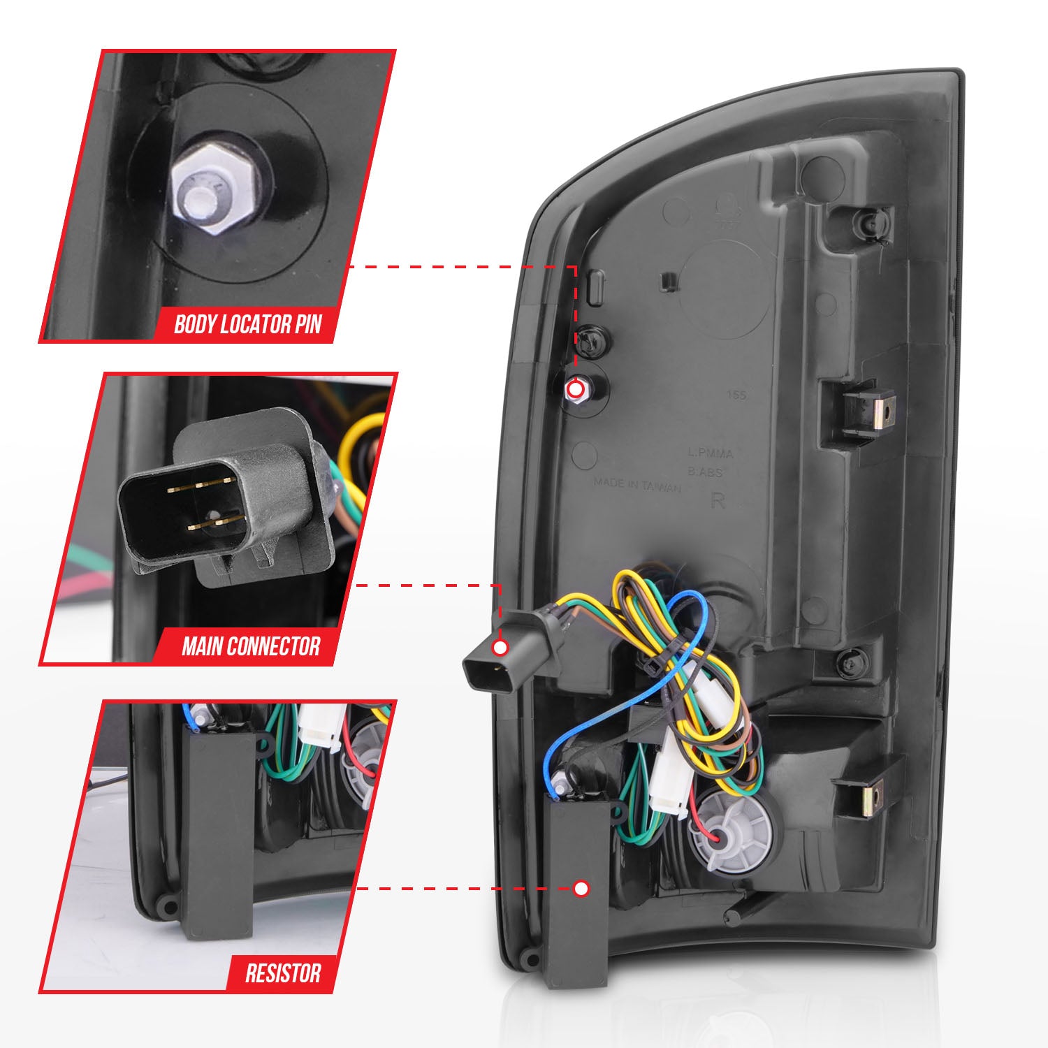 ANZO USA 311370 - Tail Light Set