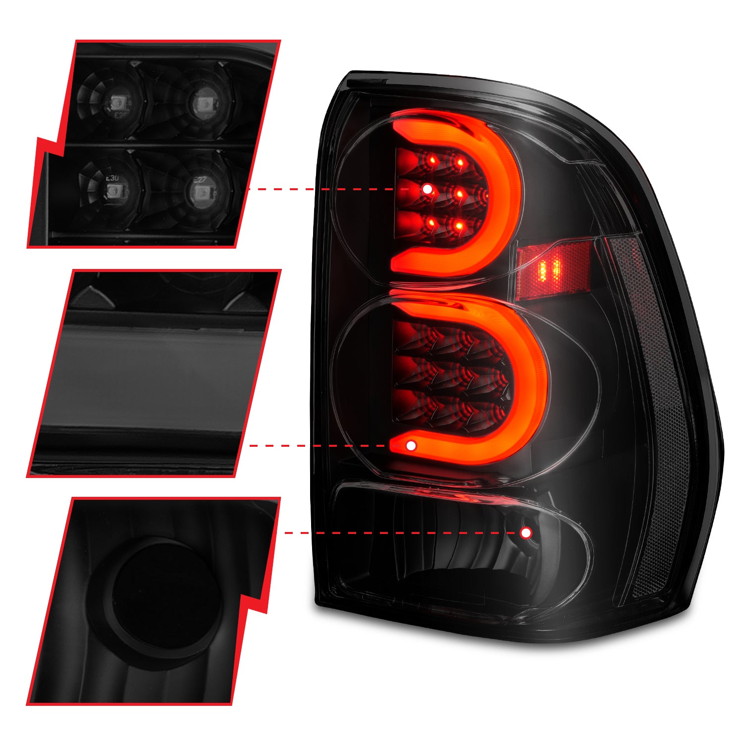 ANZO USA 311372 - Tail Light Set
