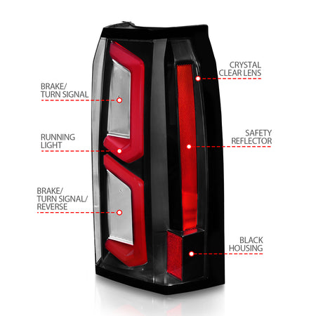 ANZO USA 311374 - Tail Light Set