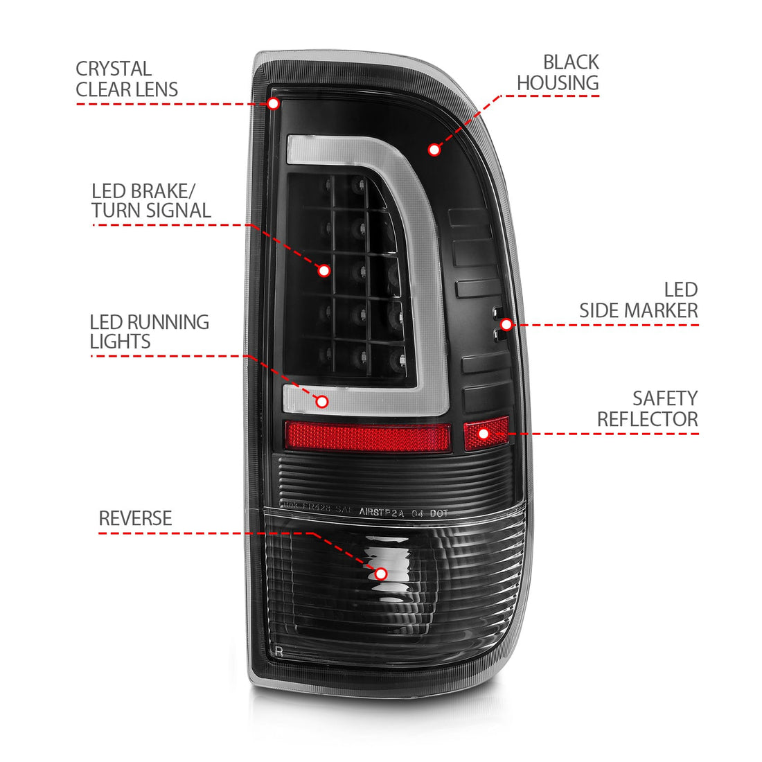 ANZO USA ANZO USA 311377 Tail Light Set