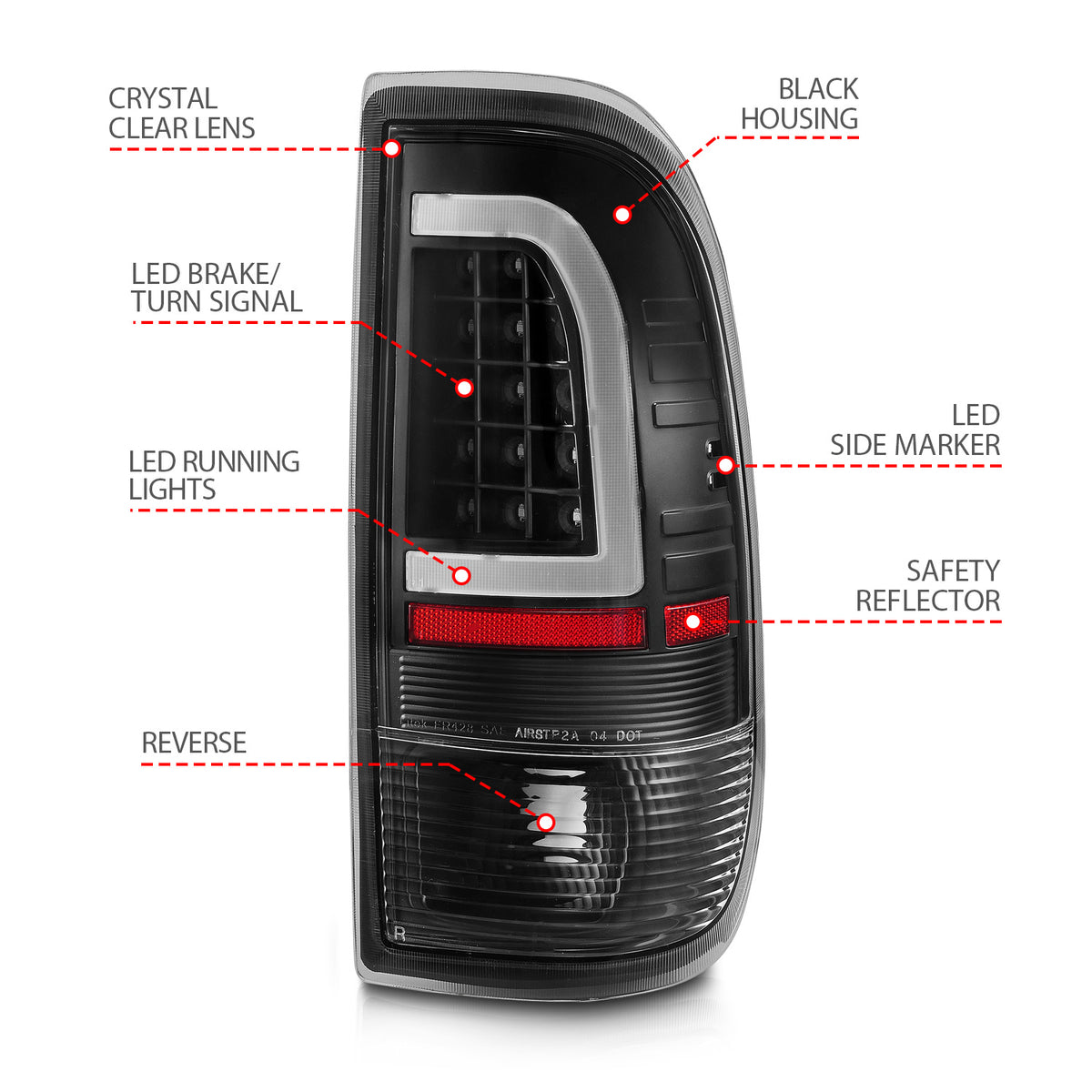ANZO USA 311377 - Tail Light Set