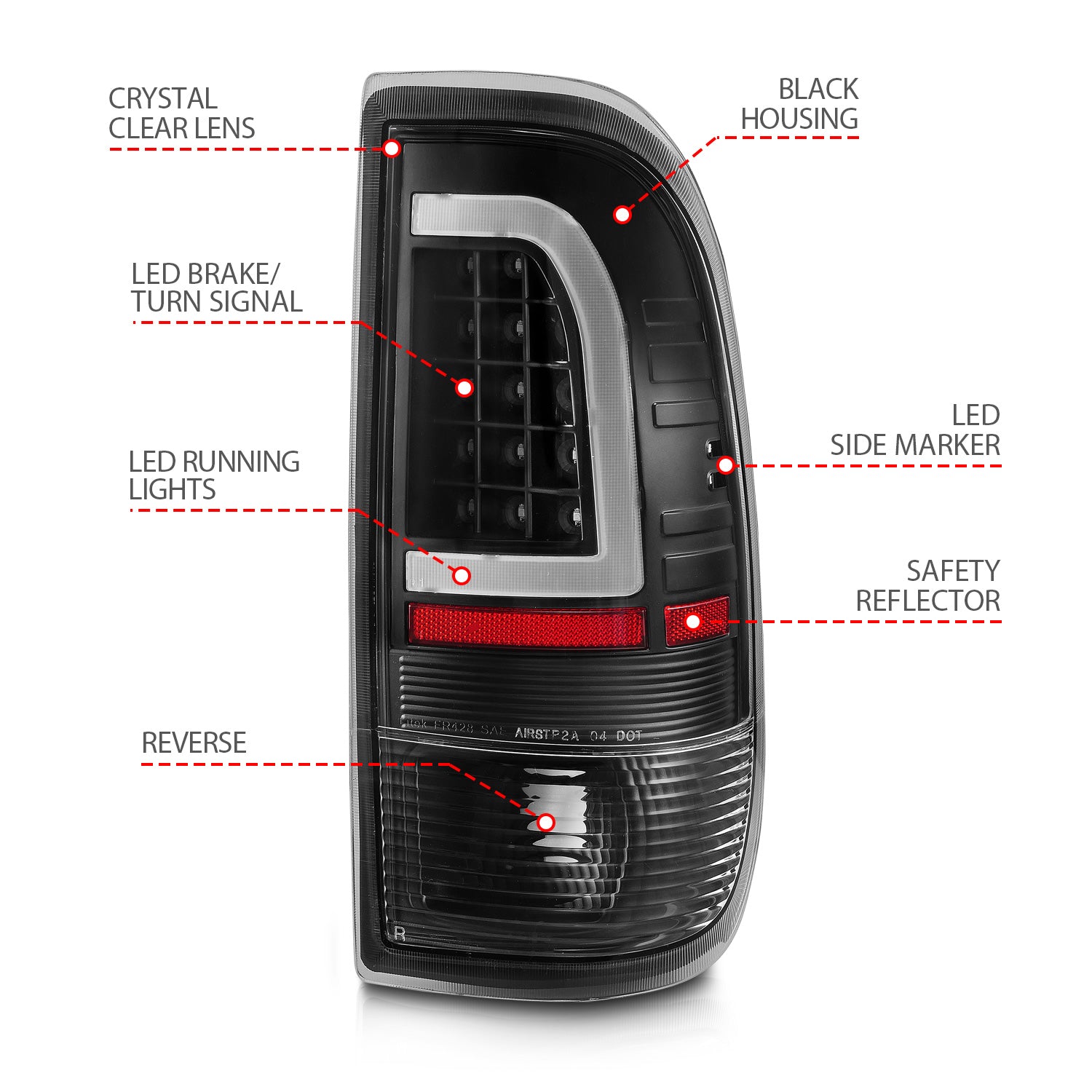 ANZO USA 311377 - Tail Light Set