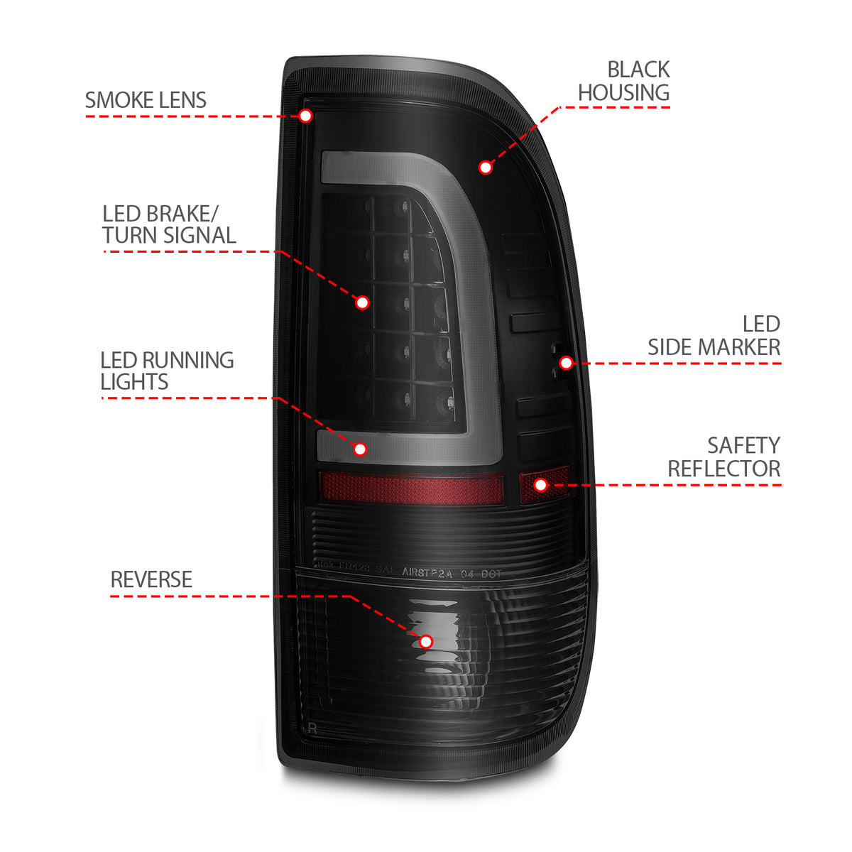 ANZO USA 311378 - Tail Light Set