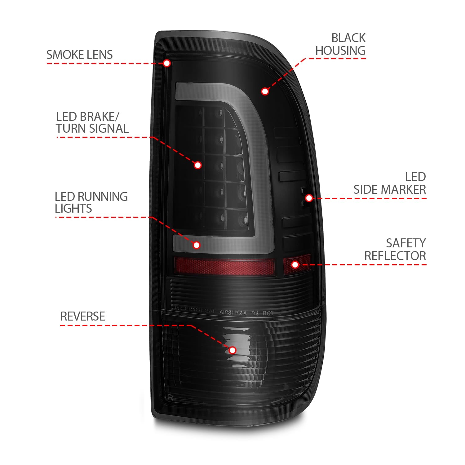 ANZO USA ANZO USA 311378 Tail Light Set