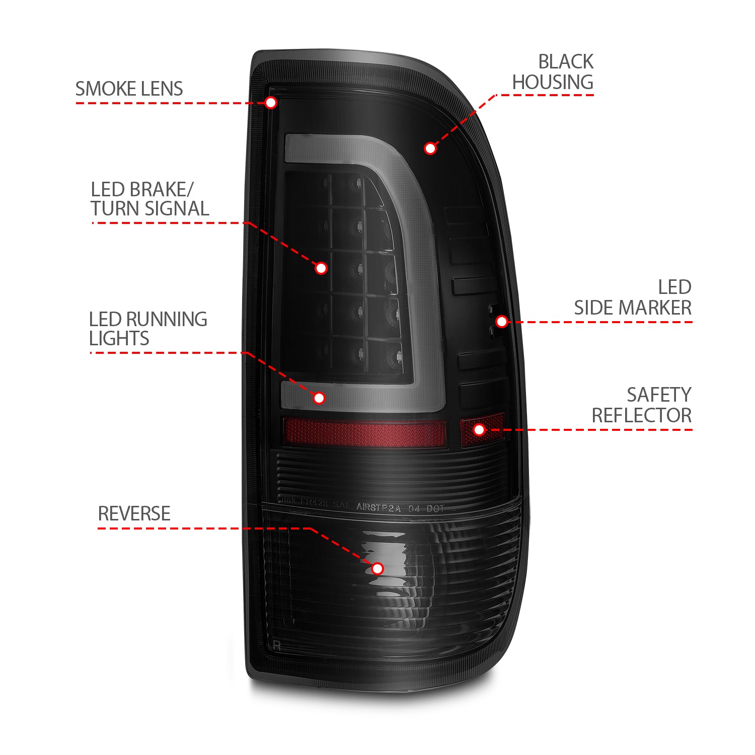 ANZO USA 311378 - Tail Light Set