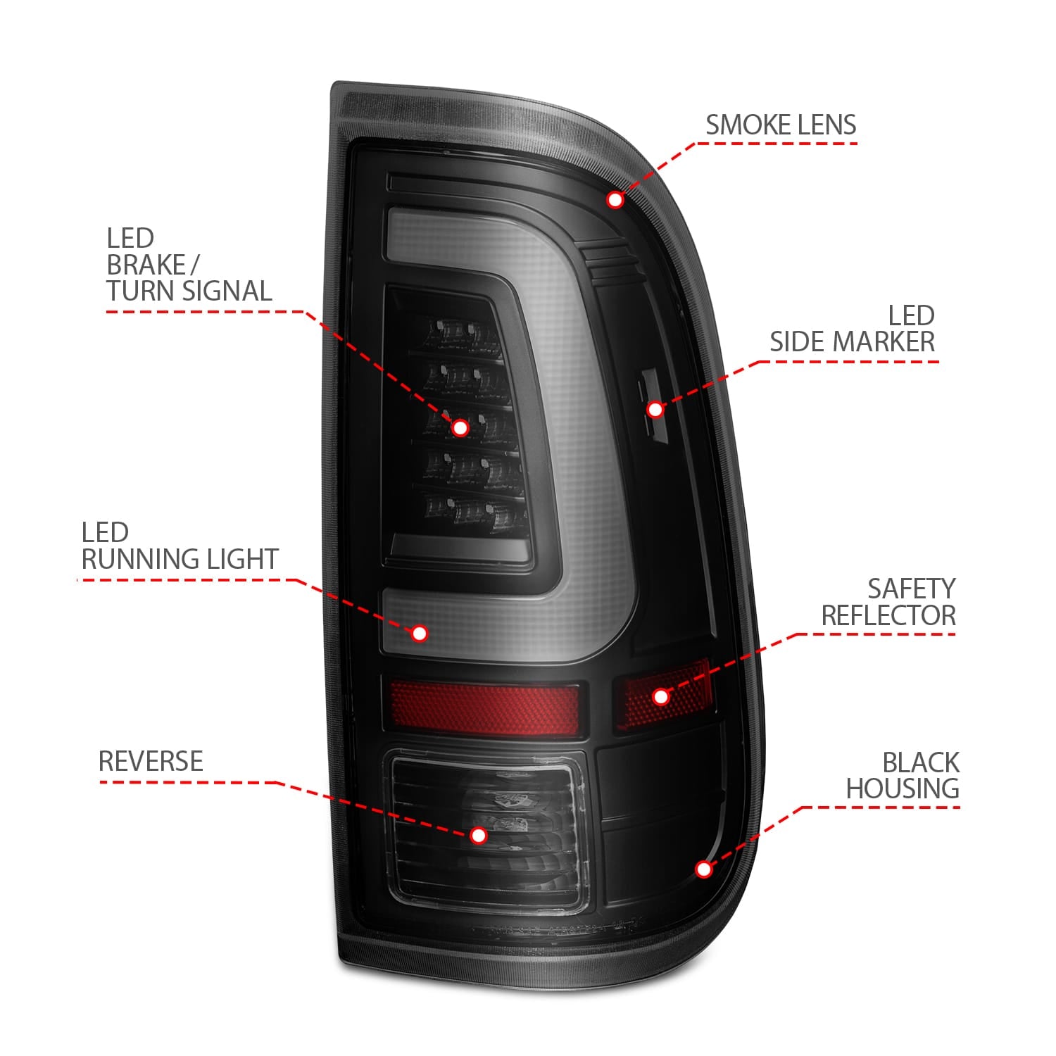 ANZO USA ANZO USA 311379 Tail Light Set