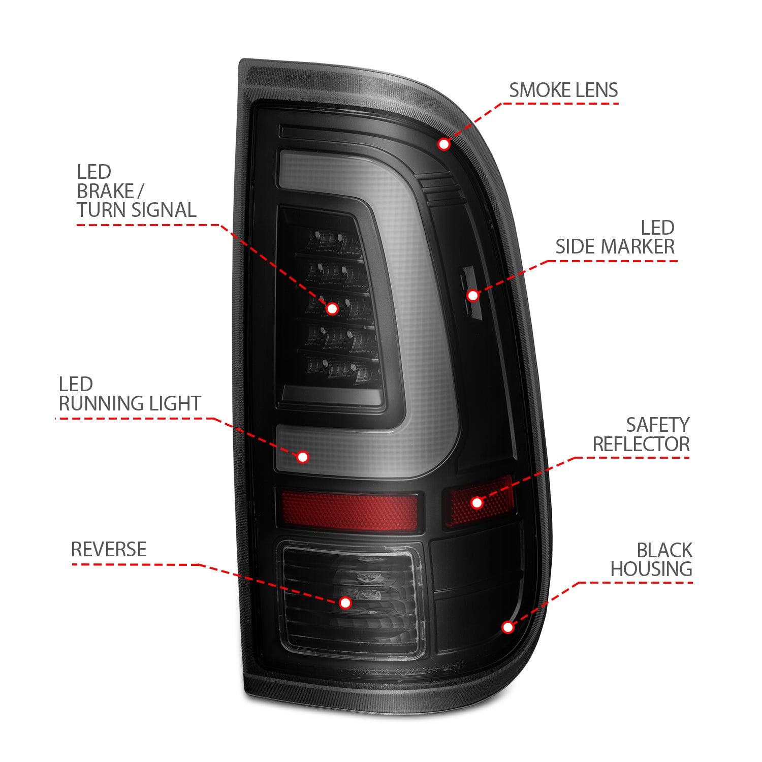 ANZO USA 311379 - Tail Light Set