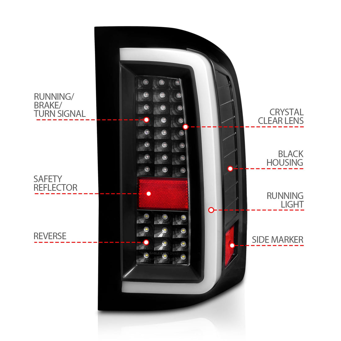 ANZO USA ANZO USA 311380 Tail Light Set