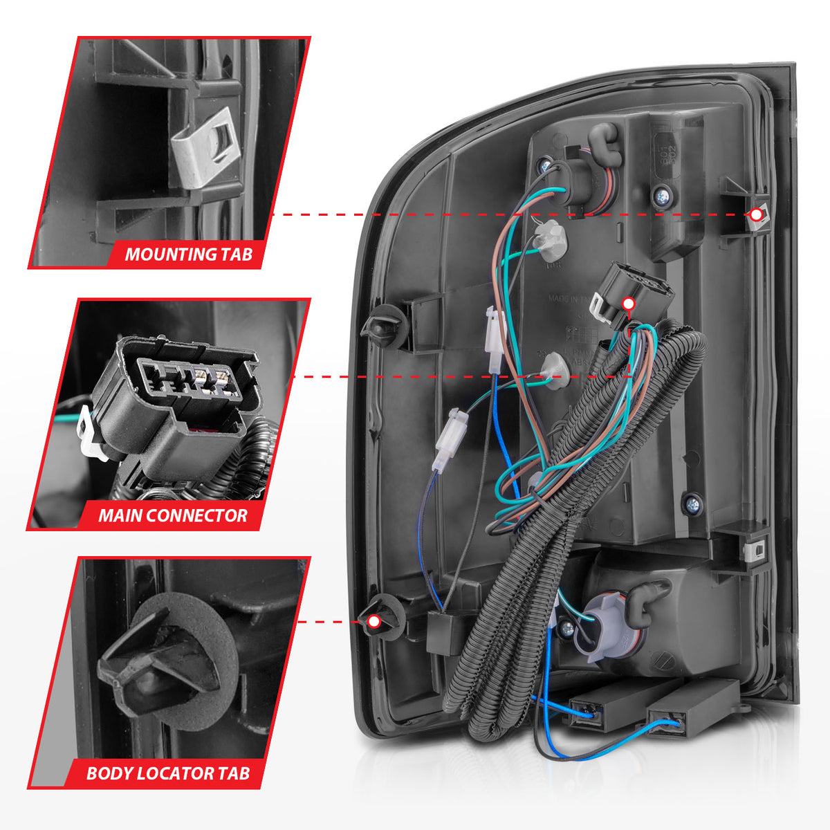 ANZO USA 311380 - Tail Light Set