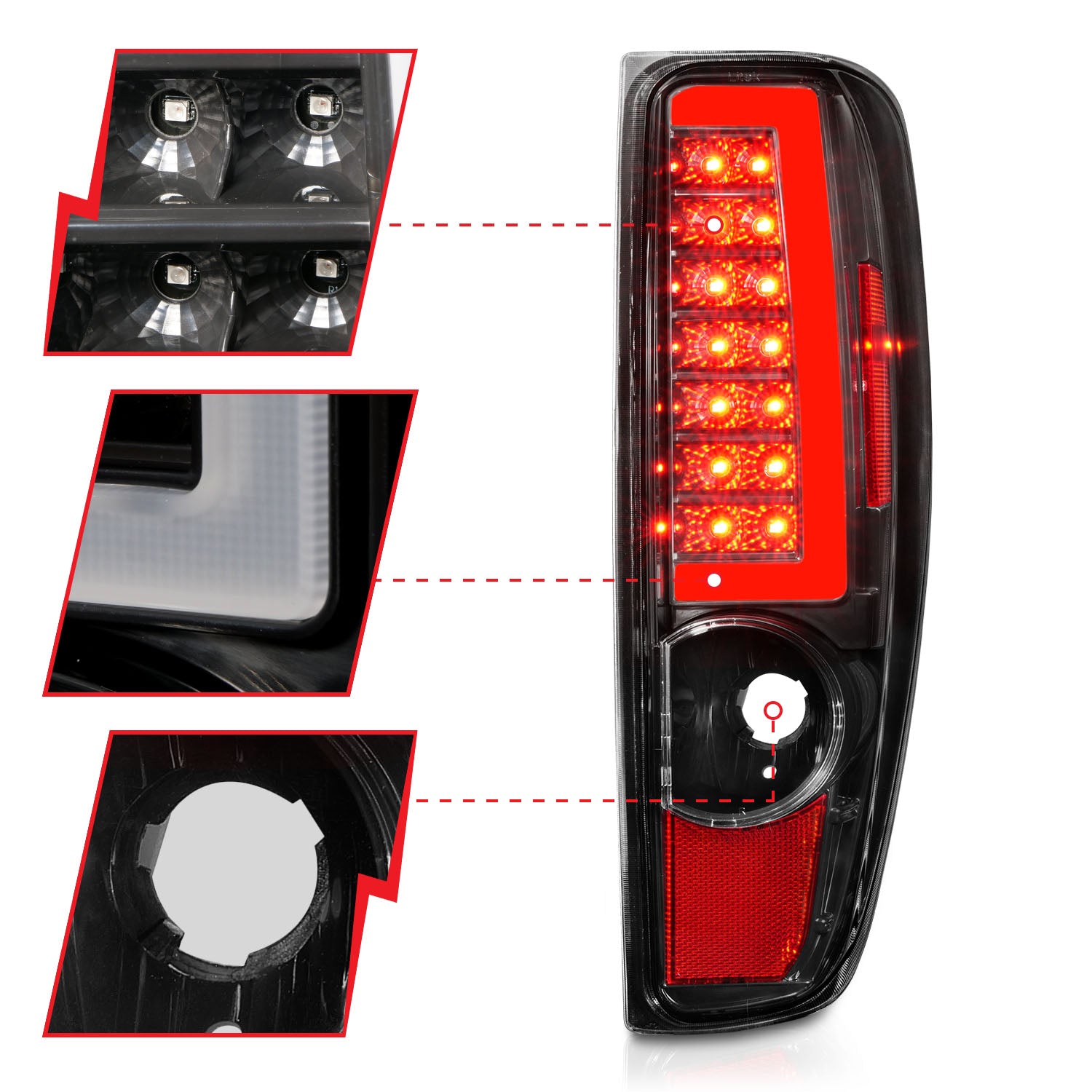 ANZO USA 311382 - Tail Light Set