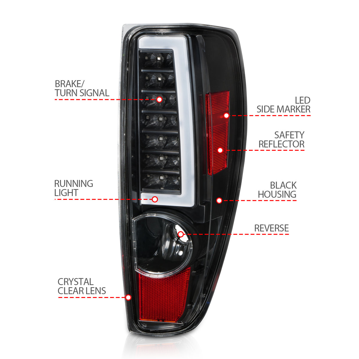 ANZO USA 311382 - Tail Light Set
