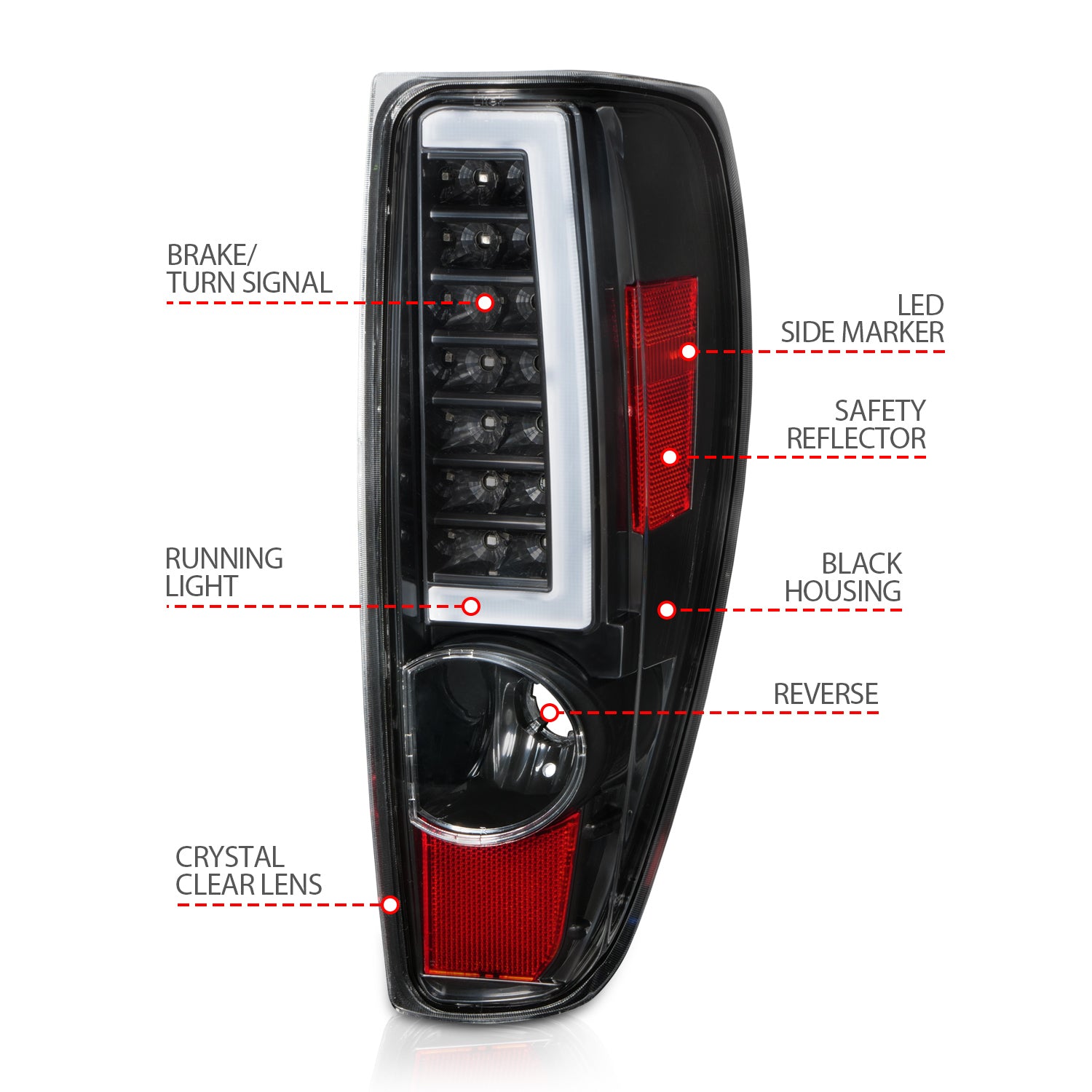 ANZO USA 311382 - Tail Light Set