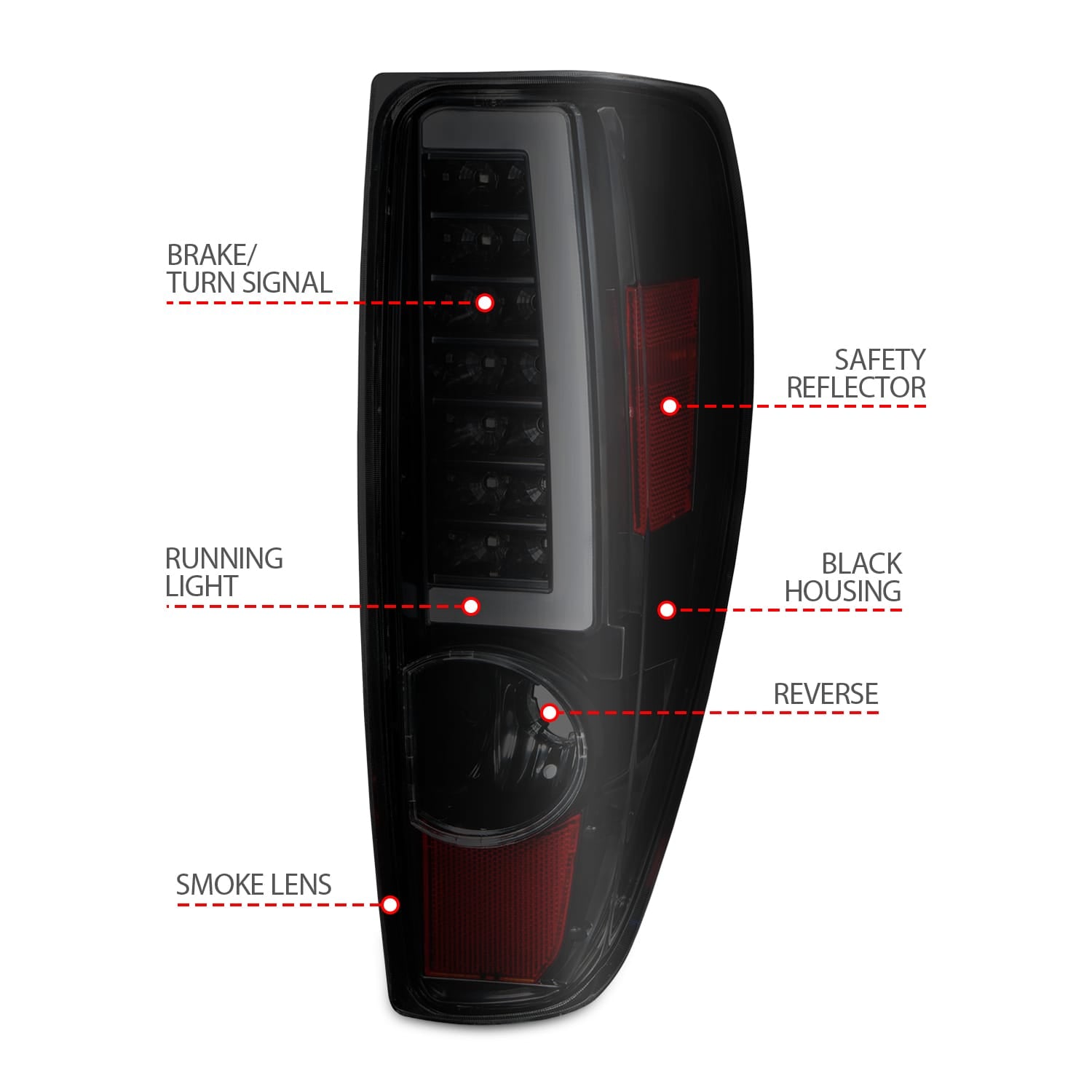 ANZO USA ANZO USA 311383 Tail Light Set