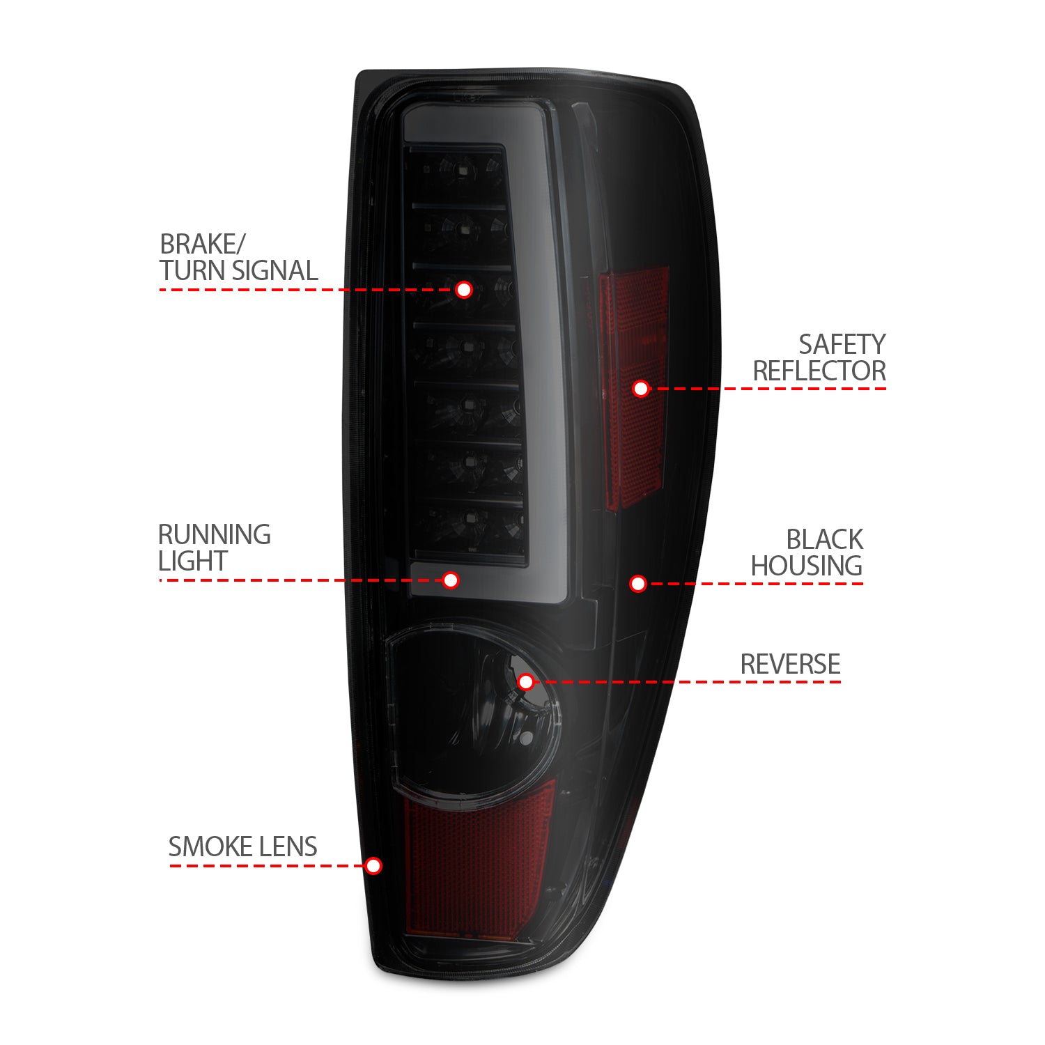ANZO USA 311383 - Tail Light Set
